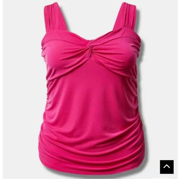 Torrid NWT - Studio Knit Sweetheart Twist Top - Size 1X - Picture 2 of 4